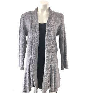 Color Me Cotton C.M.C Textured Knit Open Cardigan